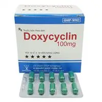 Thuốc kháng sinh  Doxycyclin 100mg( Hộp 100 viên)